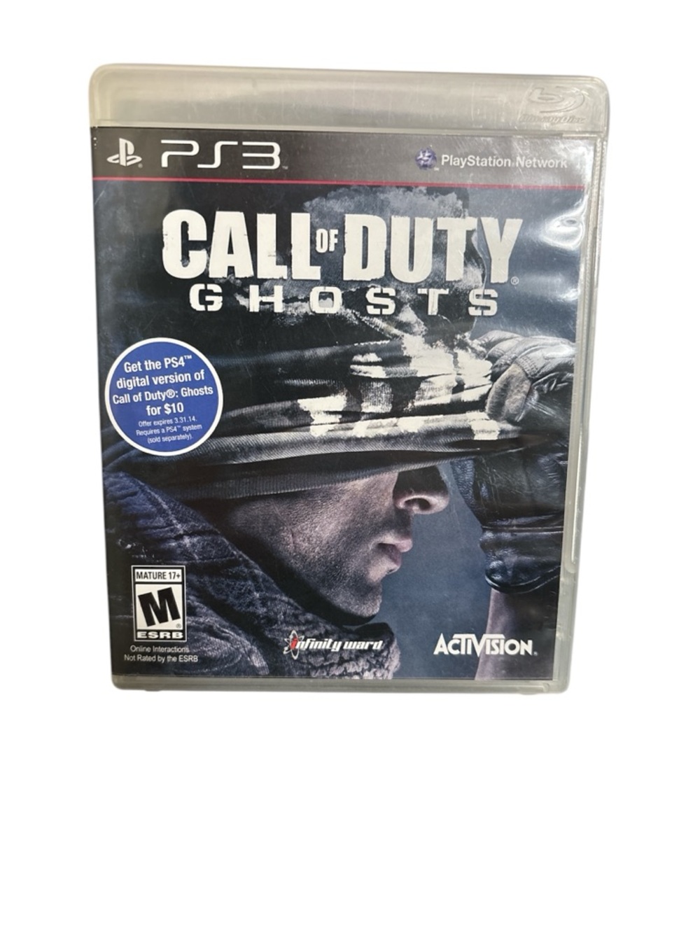 Call of Duty Ghosts PS3 Game DVD
